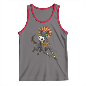 Xolo Dog Soccer Aztec Mexican Fan Gift Tank Top TS12 Deep Heather Red Print Your Wear