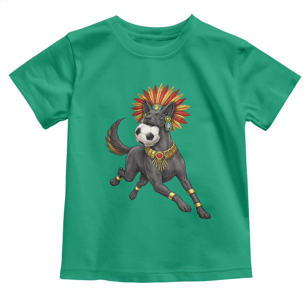 Xolo Dog Soccer Aztec Mexican Fan Gift Toddler T Shirt TS12 Irish Green Print Your Wear