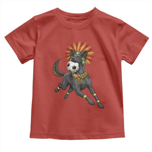 Xolo Dog Soccer Aztec Mexican Fan Gift Toddler T Shirt TS12 Red Print Your Wear