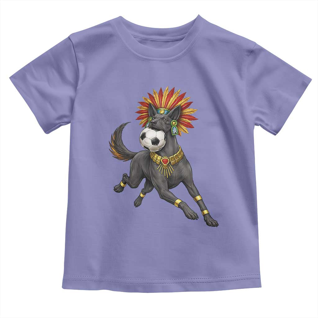 Xolo Dog Soccer Aztec Mexican Fan Gift Toddler T Shirt TS12 Violet Print Your Wear