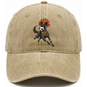 Xolo Dog Soccer Aztec Mexican Fan Gift Washed Cotton Baseball Cap TS12 Print Your Wear