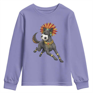 Xolo Dog Soccer Aztec Mexican Fan Gift Youth Sweatshirt TS12 Violet Print Your Wear