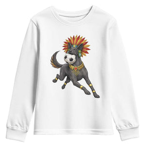 Xolo Dog Soccer Aztec Mexican Fan Gift Youth Sweatshirt TS12 White Print Your Wear