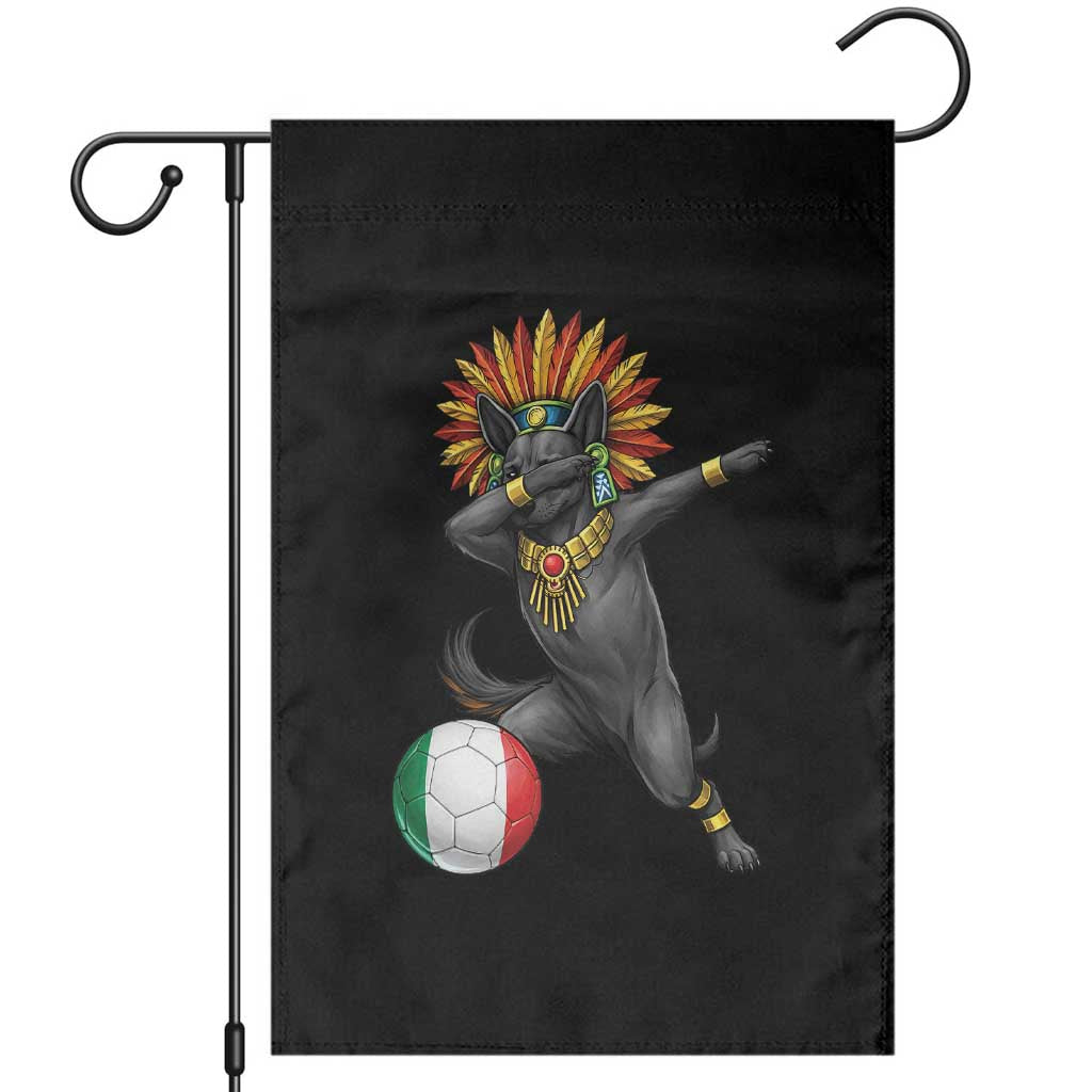 Aztec Xolo Dog Soccer Garden Flag Mexican Heritage Fan Gift TS12 Black Print Your Wear