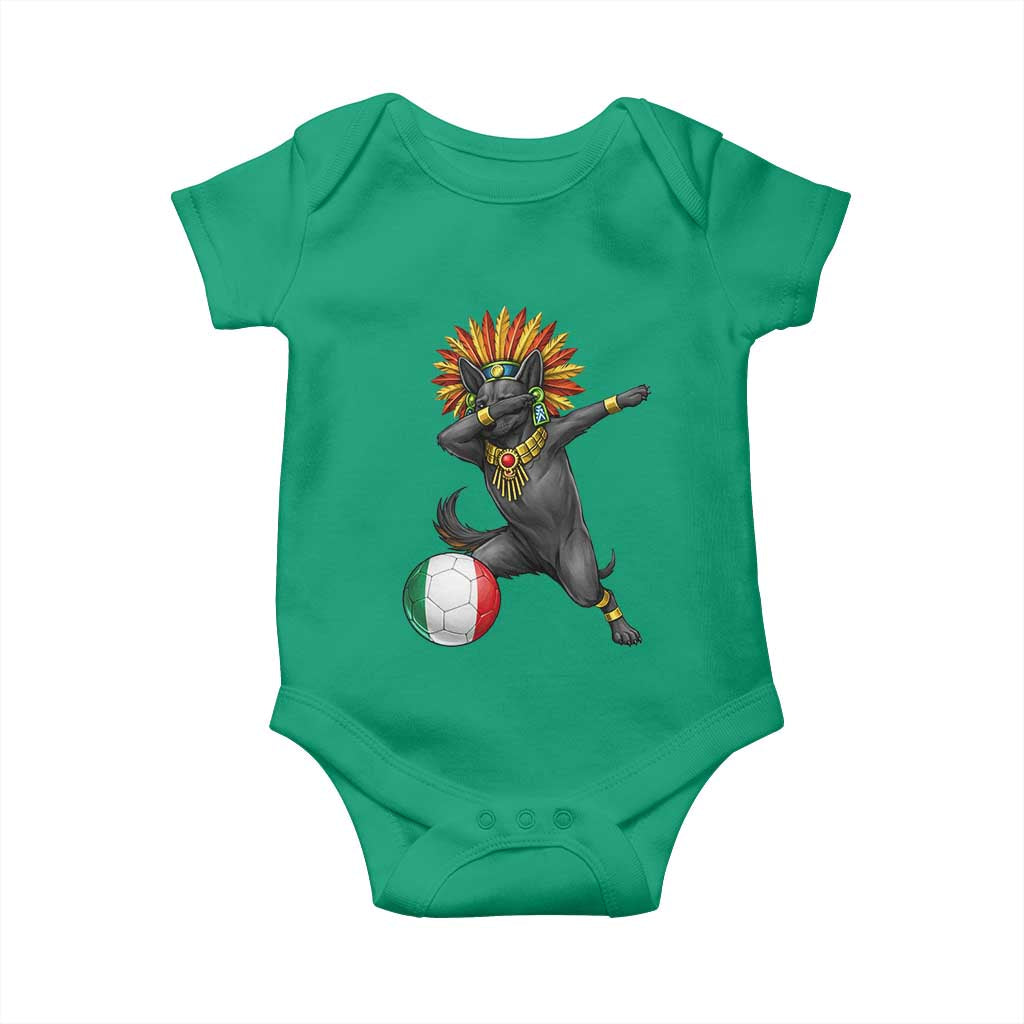 Aztec Xolo Dog Soccer Baby Onesie Mexican Heritage Fan Gift TS12 Irish Green Print Your Wear