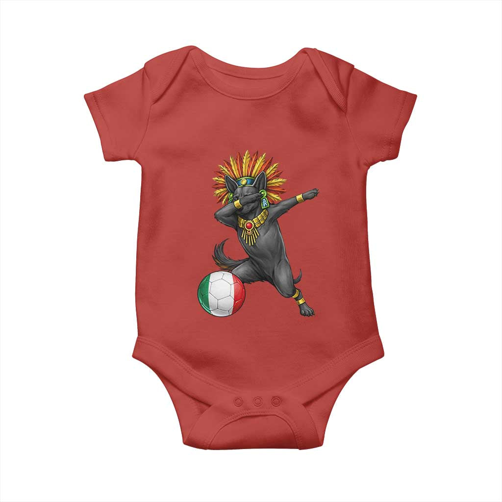 Aztec Xolo Dog Soccer Baby Onesie Mexican Heritage Fan Gift TS12 Red Print Your Wear
