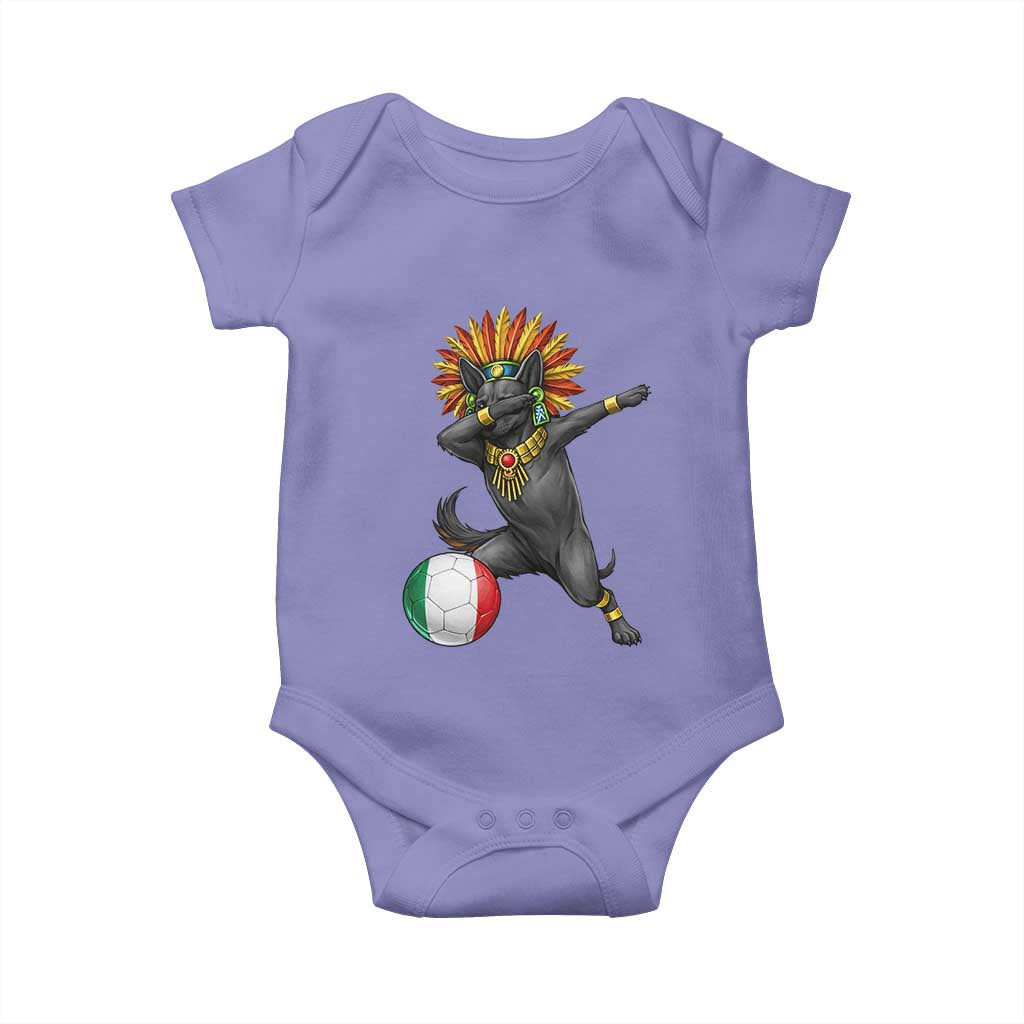 Aztec Xolo Dog Soccer Baby Onesie Mexican Heritage Fan Gift TS12 Violet Print Your Wear