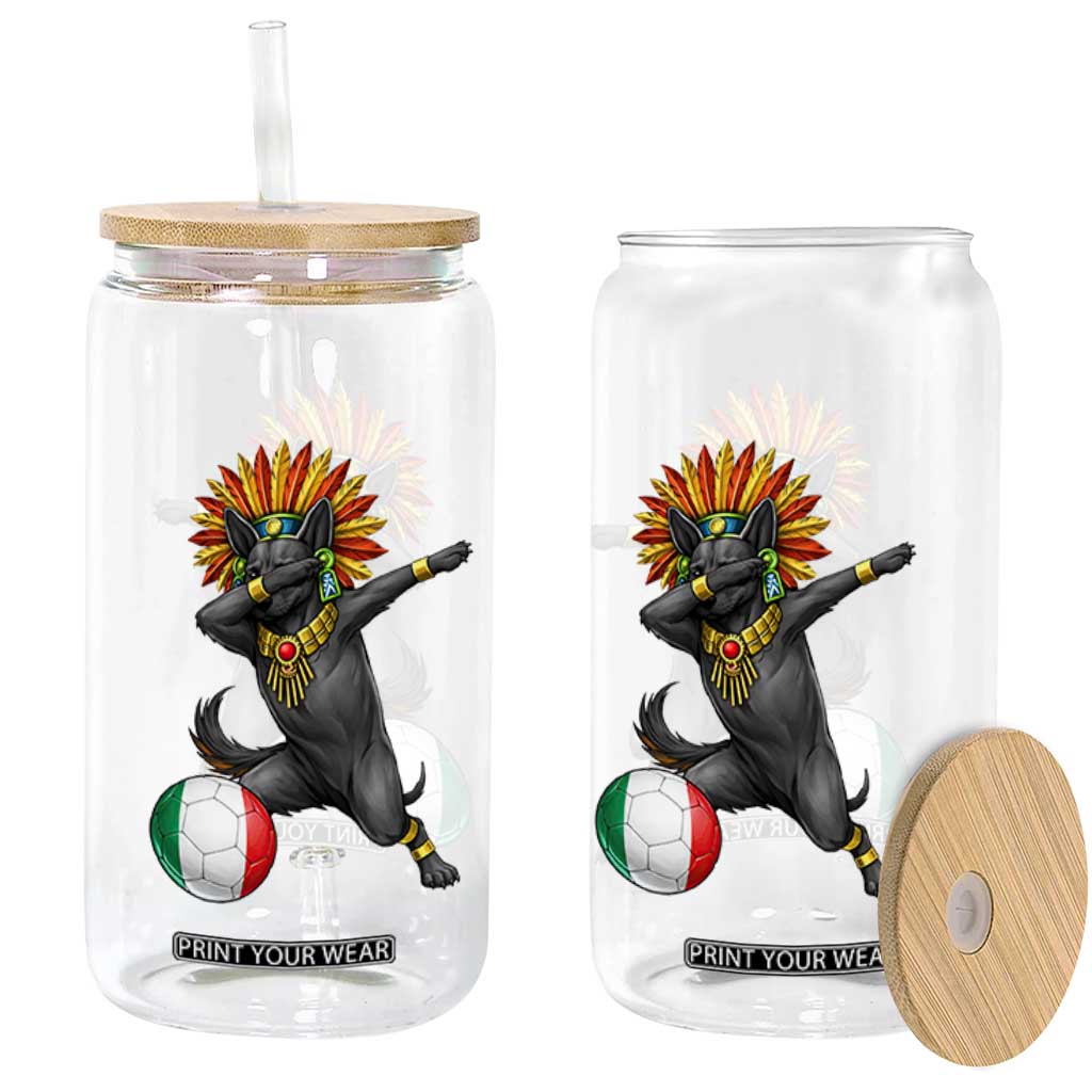 Aztec Xolo Dog Soccer Glass Can Mexican Heritage Fan Gift TS12 Print Your Wear