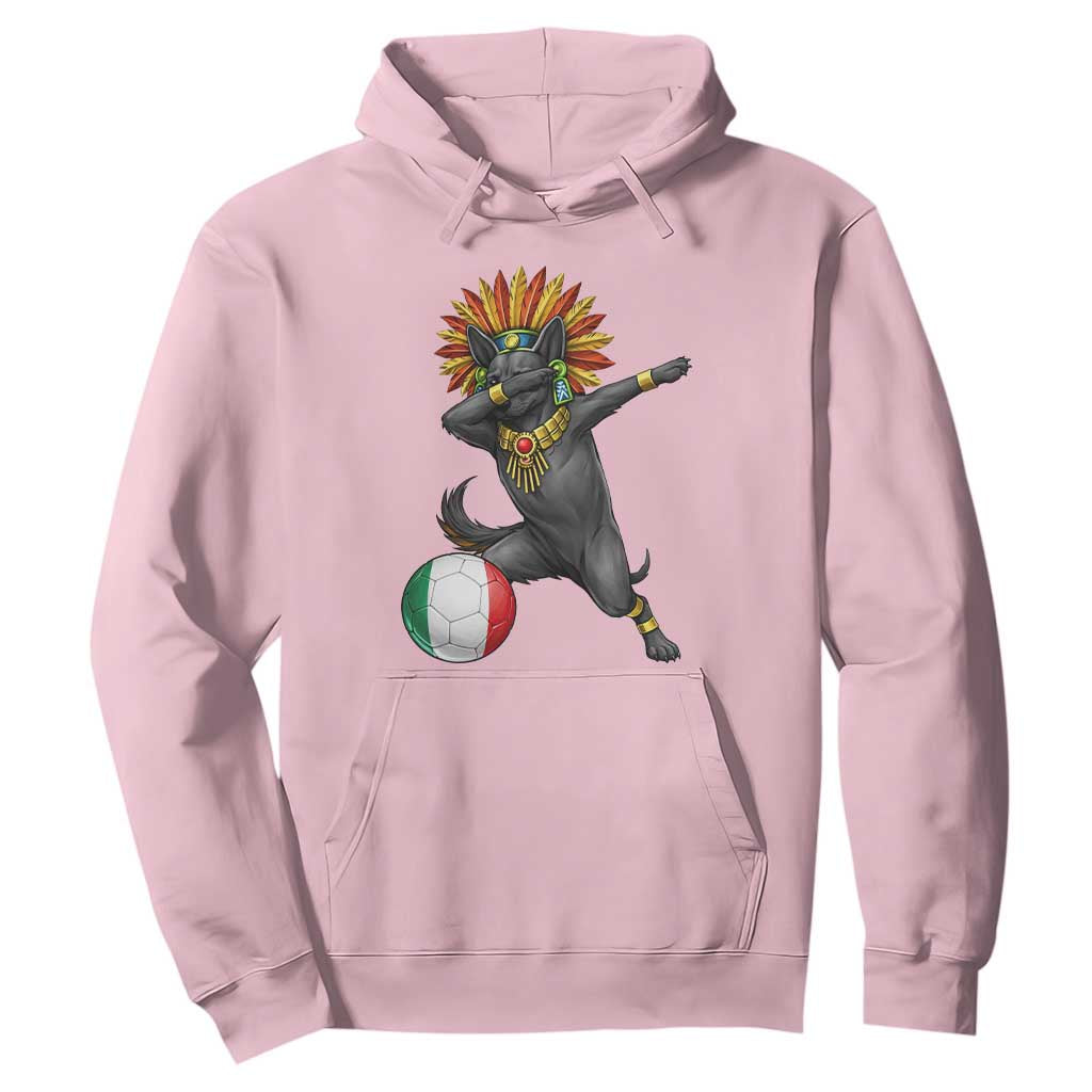 Aztec Xolo Dog Soccer Hoodie Mexican Heritage Fan Gift TS12 Light Pink Print Your Wear