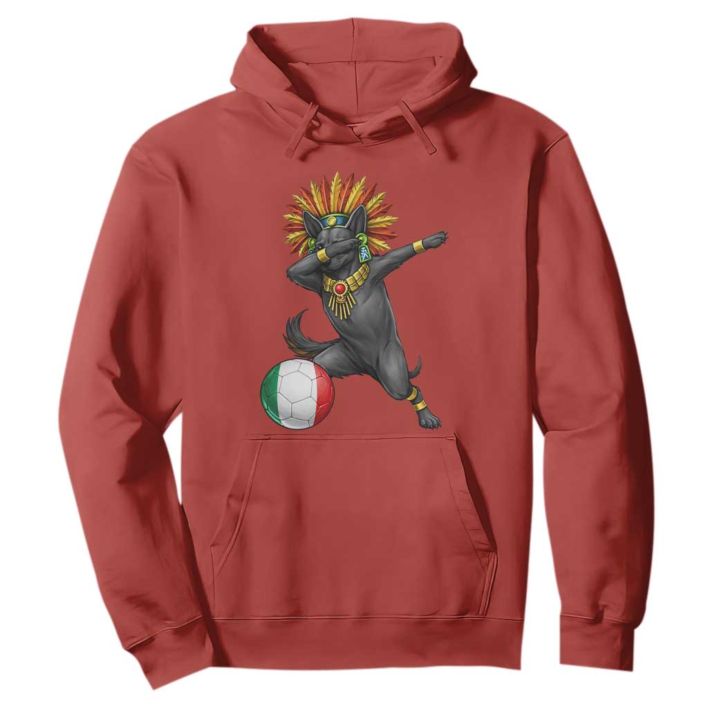 Aztec Xolo Dog Soccer Hoodie Mexican Heritage Fan Gift TS12 Red Print Your Wear