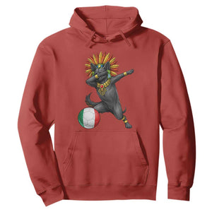 Aztec Xolo Dog Soccer Hoodie Mexican Heritage Fan Gift TS12 Red Print Your Wear