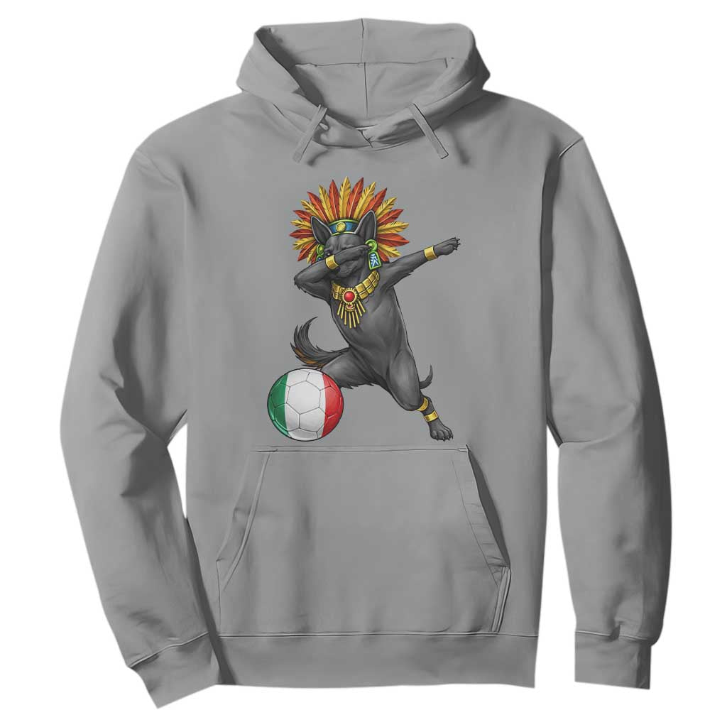Aztec Xolo Dog Soccer Hoodie Mexican Heritage Fan Gift TS12 Sport Gray Print Your Wear