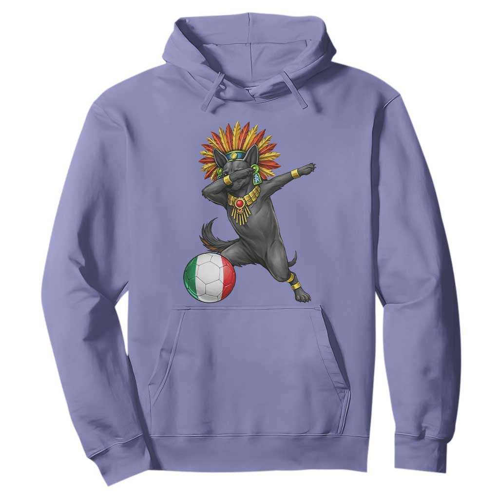 Aztec Xolo Dog Soccer Hoodie Mexican Heritage Fan Gift TS12 Violet Print Your Wear