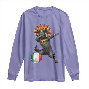 Aztec Xolo Dog Soccer Long Sleeve Shirt Mexican Heritage Fan Gift TS12 Violet Print Your Wear