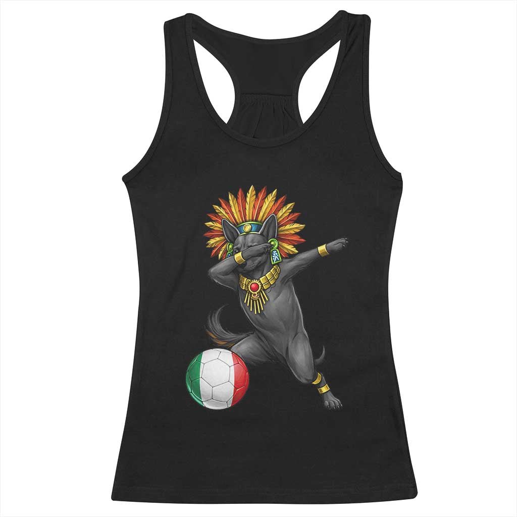 Aztec Xolo Dog Soccer Racerback Tank Top Mexican Heritage Fan Gift TS12 Black Print Your Wear