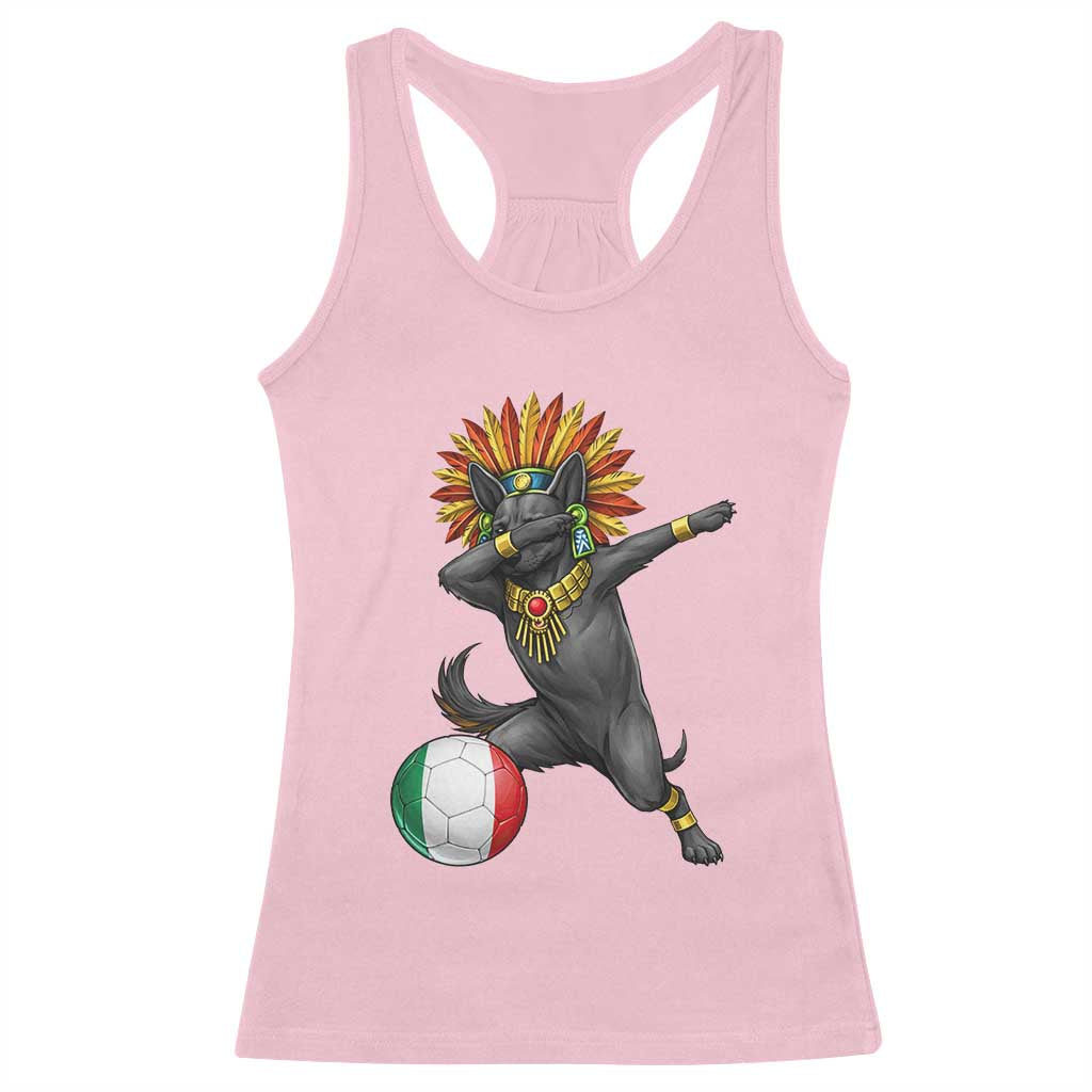 Aztec Xolo Dog Soccer Racerback Tank Top Mexican Heritage Fan Gift TS12 Light Pink Print Your Wear