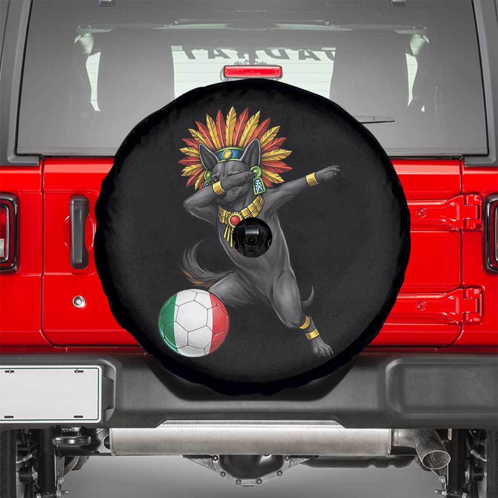 Aztec Xolo Dog Soccer Spare Tire Cover Mexican Heritage Fan Gift TS12 Black Print Your Wear
