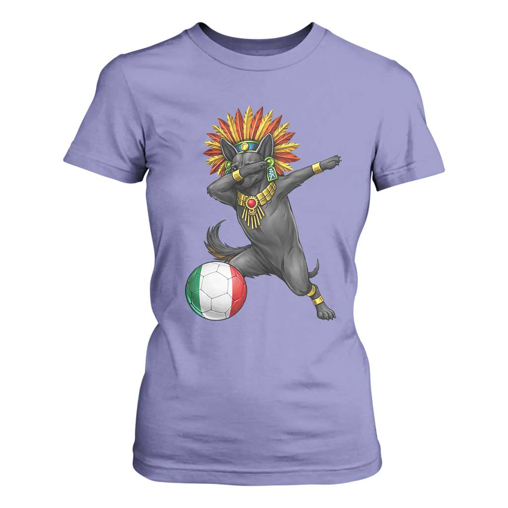 Aztec Xolo Dog Soccer T Shirt For Women Mexican Heritage Fan Gift TS12 Violet Print Your Wear
