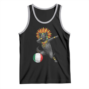 Aztec Xolo Dog Soccer Tank Top Mexican Heritage Fan Gift TS12 Black Athletic Heather Print Your Wear