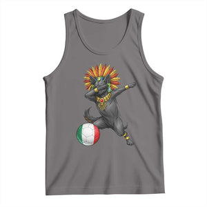 Aztec Xolo Dog Soccer Tank Top Mexican Heritage Fan Gift TS12 Deep Heather Print Your Wear