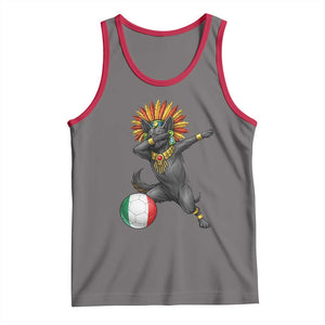Aztec Xolo Dog Soccer Tank Top Mexican Heritage Fan Gift TS12 Deep Heather Red Print Your Wear