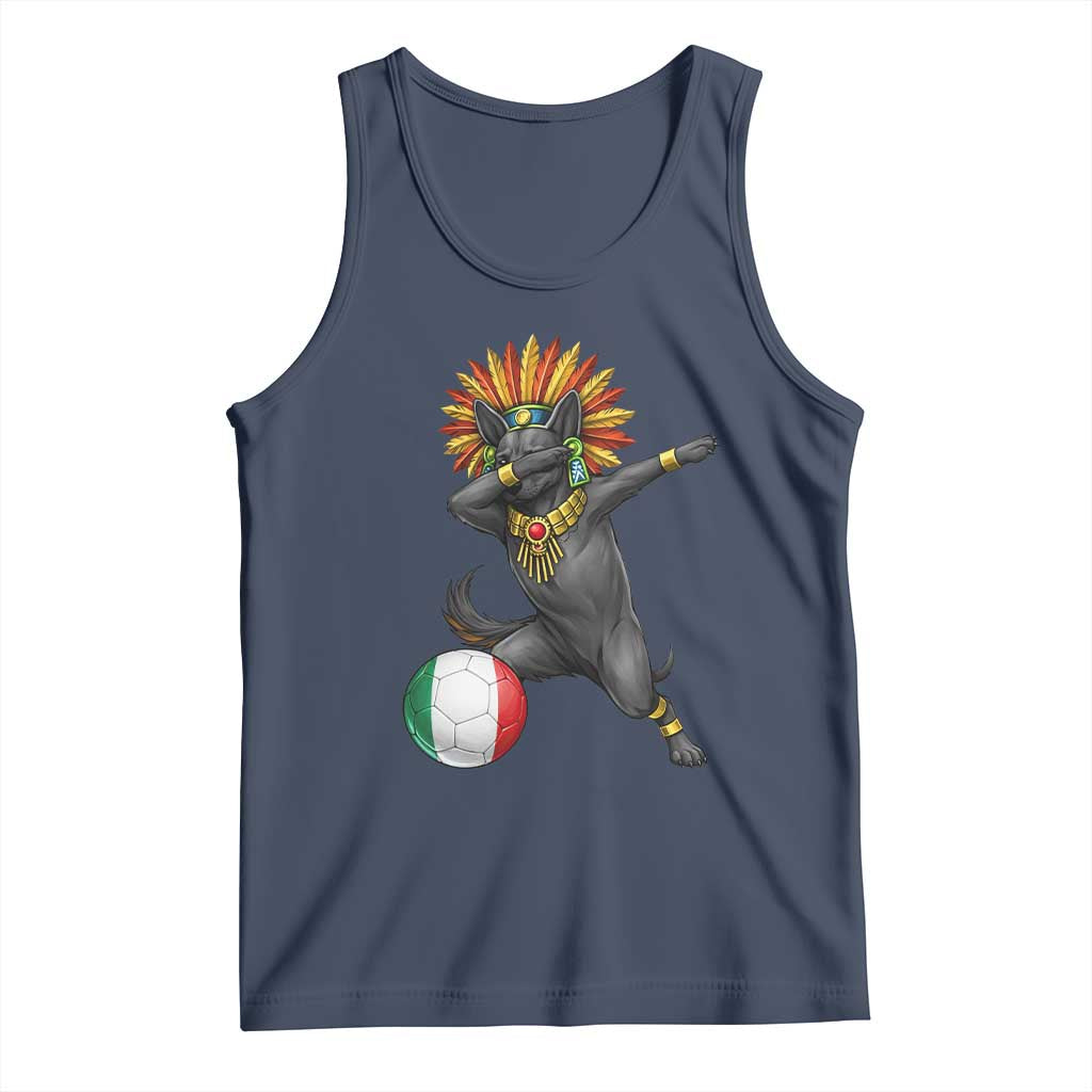 Aztec Xolo Dog Soccer Tank Top Mexican Heritage Fan Gift TS12 Navy Print Your Wear