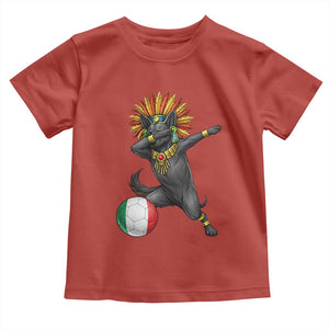 Aztec Xolo Dog Soccer Toddler T Shirt Mexican Heritage Fan Gift TS12 Red Print Your Wear