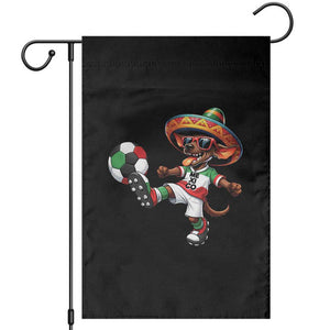 Funny Mexican Xolo Dog Playing Soccer Garden Flag Football Fan Gift TS12 Black Print Your Wear