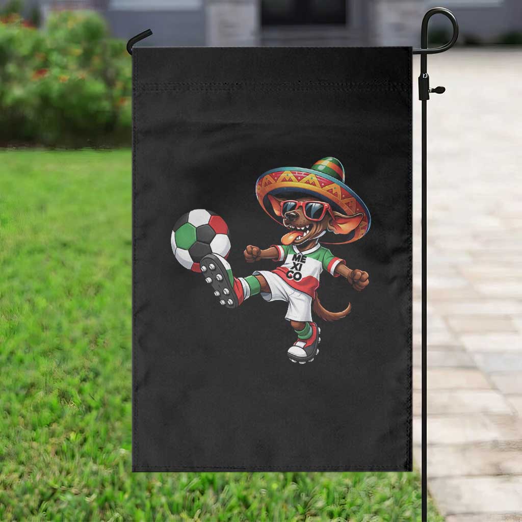 Funny Mexican Xolo Dog Playing Soccer Garden Flag Football Fan Gift TS12 Print Your Wear
