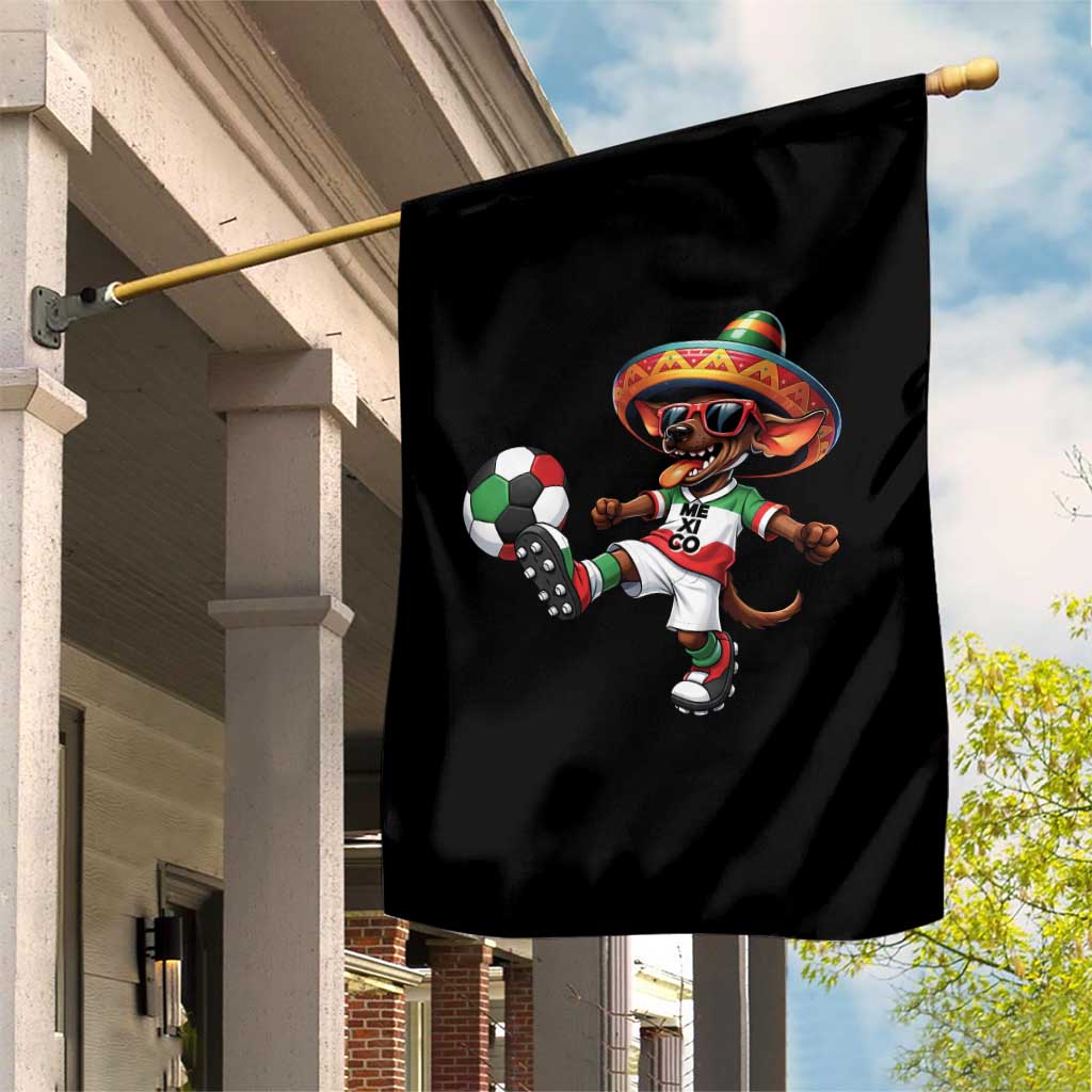 Funny Mexican Xolo Dog Playing Soccer Garden Flag Football Fan Gift TS12 Print Your Wear