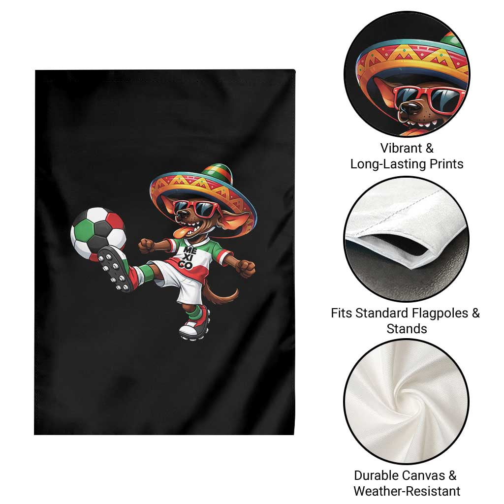 Funny Mexican Xolo Dog Playing Soccer Garden Flag Football Fan Gift TS12 Print Your Wear
