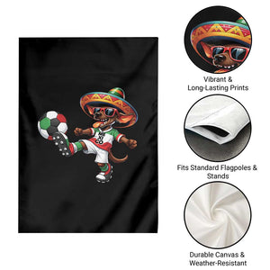 Funny Mexican Xolo Dog Playing Soccer Garden Flag Football Fan Gift TS12 Print Your Wear