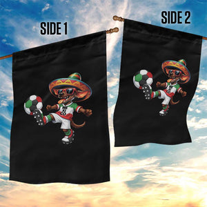 Funny Mexican Xolo Dog Playing Soccer Garden Flag Football Fan Gift TS12 Print Your Wear