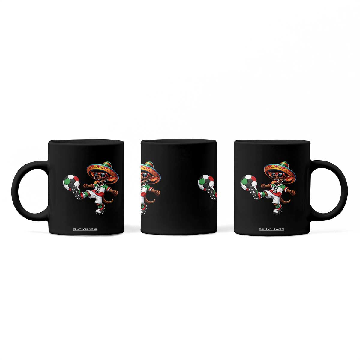 Funny Mexican Xolo Dog Playing Soccer Coffee Mug Football Fan Gift TS12 Print Your Wear