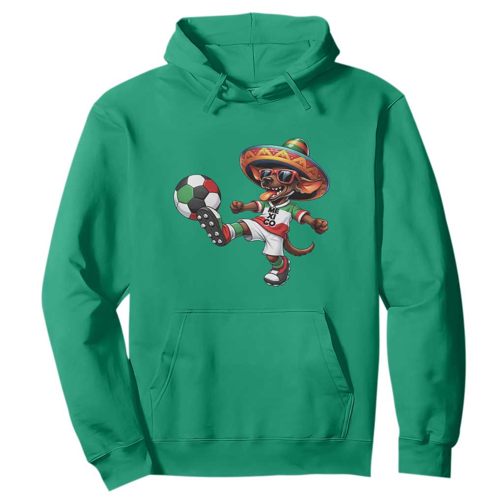 Funny Mexican Xolo Dog Playing Soccer Hoodie Football Fan Gift TS12 Irish Green Print Your Wear