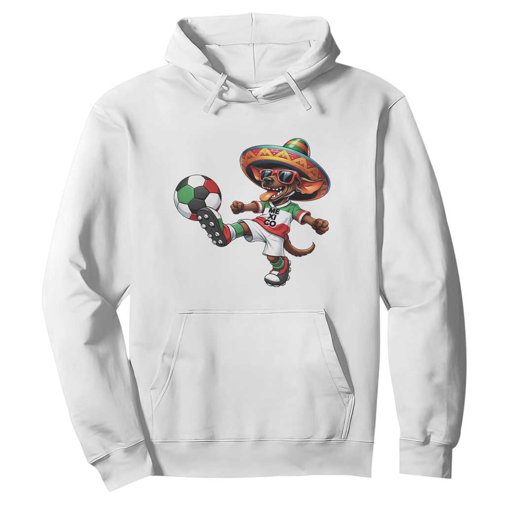 Funny Mexican Xolo Dog Playing Soccer Hoodie Football Fan Gift TS12 White Print Your Wear