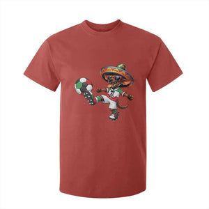 Funny Mexican Xolo Dog Playing Soccer T Shirt For Kid Football Fan Gift TS12 Red Print Your Wear