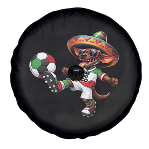 Funny Mexican Xolo Dog Playing Soccer Spare Tire Cover Football Fan Gift TS12 Print Your Wear