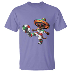 Funny Mexican Xolo Dog Playing Soccer T Shirt Football Fan Gift TS12 Violet Print Your Wear