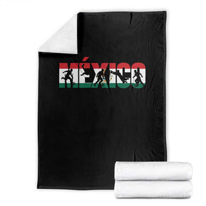 Mexico Soccer Lover Throw Blanket World Football Fan Gift TS12 Black Print Your Wear
