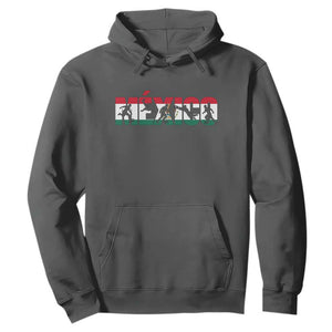 Mexico Soccer Lover Hoodie World Football Fan Gift TS12 Dark Heather Print Your Wear