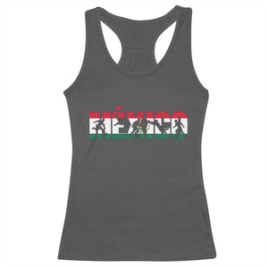 Mexico Soccer Lover Racerback Tank Top World Football Fan Gift TS12 Dark Heather Print Your Wear