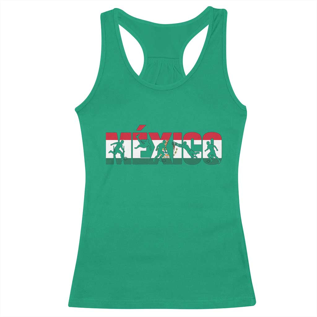 Mexico Soccer Lover Racerback Tank Top World Football Fan Gift TS12 Irish Green Print Your Wear