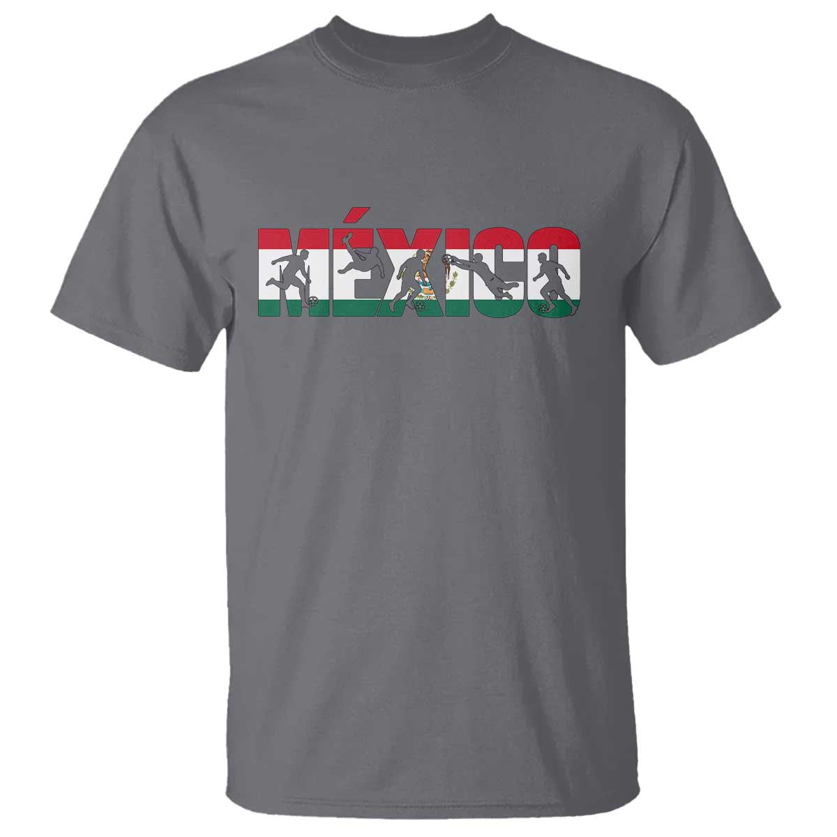 Mexico Soccer Lover T Shirt World Football Fan Gift TS12 Charcoal Print Your Wear