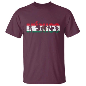 Mexico Soccer Lover T Shirt World Football Fan Gift TS12 Maroon Print Your Wear