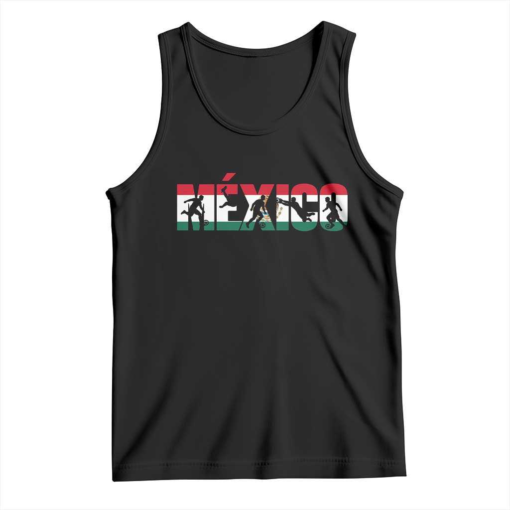 Mexico Soccer Lover Tank Top World Football Fan Gift TS12 Black Print Your Wear