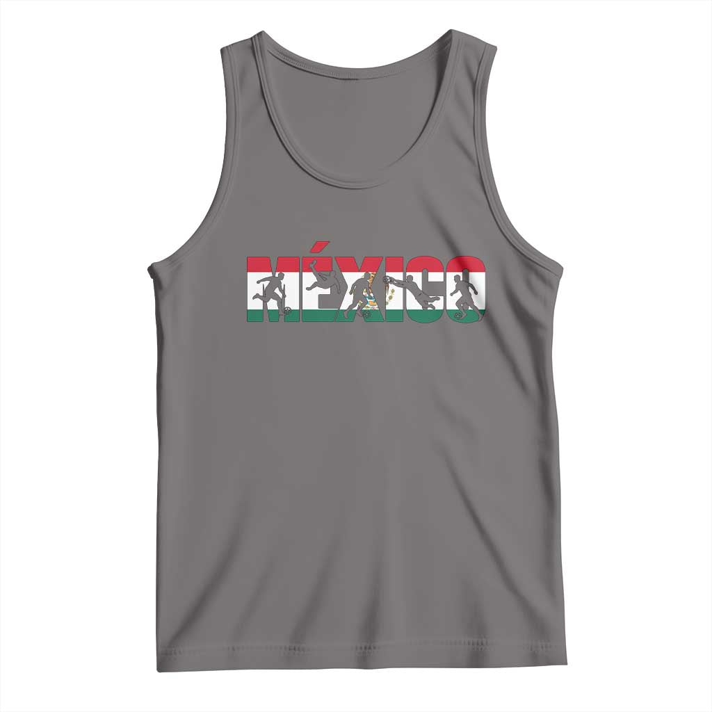 Mexico Soccer Lover Tank Top World Football Fan Gift TS12 Deep Heather Print Your Wear