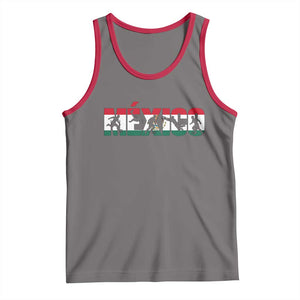 Mexico Soccer Lover Tank Top World Football Fan Gift TS12 Deep Heather Red Print Your Wear