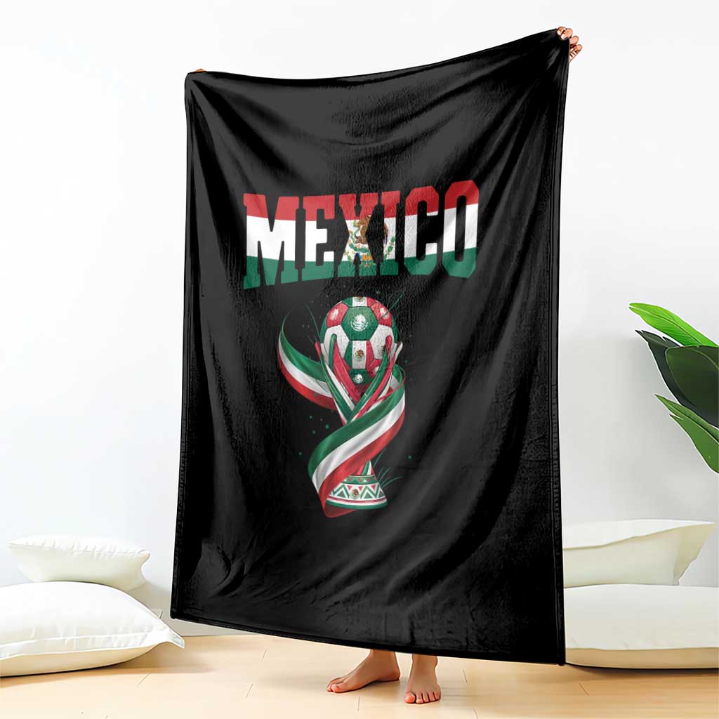 Mexico National Soccer Lover Throw Blanket Proud Mexican Fan Gift TS12 Print Your Wear