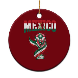 Mexico National Soccer Lover Ceramic Ornament Proud Mexican Fan Gift TS12 1pc Red Print Your Wear